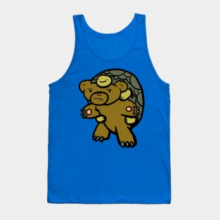 Bear and Turtle Team Up Tank Top